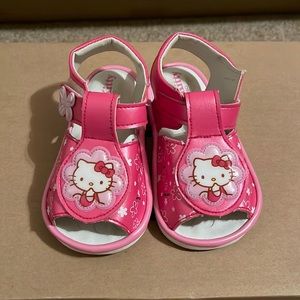 Hello Kitty kids open toes shoes
